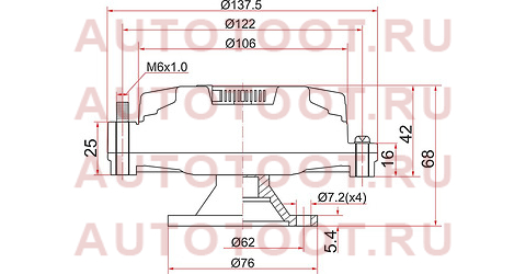 Вискомуфта TOYOTA MARKII,SUPRA,CROWN 1G-FE 92- st-16210-70040 sat – купить в Омске. Цены, характеристики, фото в интернет-магазине autotoot.ru