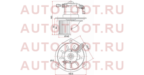 Мотор отопителя салона HINO PROFIA 1990- 24V (RHD) st1625005461 sat – купить в Омске. Цены, характеристики, фото в интернет-магазине autotoot.ru