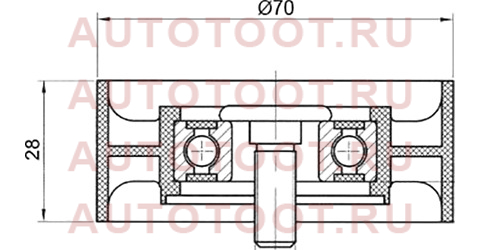 Ролик приводного ремня натяжителя TOYOTA COROLLA/RAV4/AVENSIS 2ADFHV,1ADFTV 05- st166200r011 sat – купить в Омске. Цены, характеристики, фото в интернет-магазине autotoot.ru