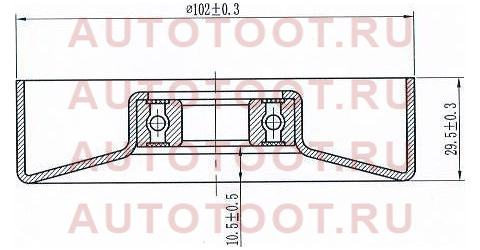 Ролик приводного ремня натяжителя TOYOTA 1UZ/2UZ/3UZ 97- st-16620-0w100 sat – купить в Омске. Цены, характеристики, фото в интернет-магазине autotoot.ru