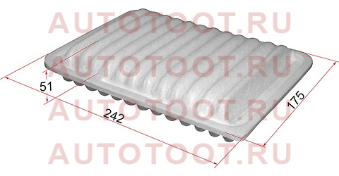 Фильтр воздушный TOYOTA COROLLA/AURIS/HYBRID #ZE15# 1ZRFE/4ZZFE/1NRFE/1ZRFAE/2ZRFAE 06-/COROLLA #E18 st1780121050 sat – купить в Омске. Цены, характеристики, фото в интернет-магазине autotoot.ru