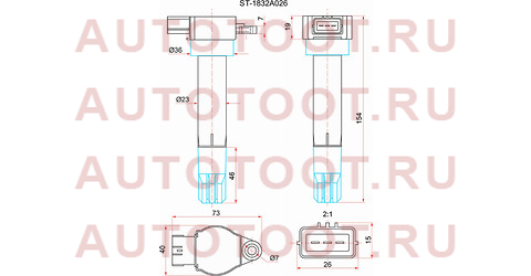 Катушка зажигания MMC PAJERO/MONTERO 06- 3.8 st-1832a026 sat – купить в Омске. Цены, характеристики, фото в интернет-магазине autotoot.ru