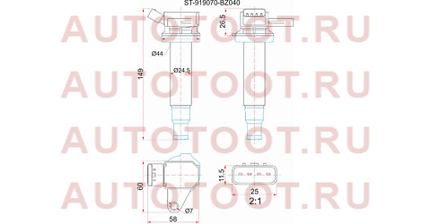 Катушка зажигания TOYOTA K3-VE 04-/3SZ-VE 04- st-19070-bz040 sat – купить в Омске. Цены, характеристики, фото в интернет-магазине autotoot.ru