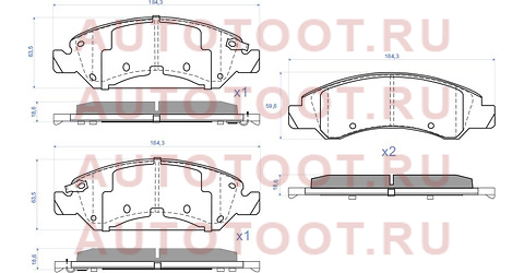 Колодки тормозные перед CADILLAC ESCALADE 06-/CHEVROLET TAHOE 06- st19157524 sat – купить в Омске. Цены, характеристики, фото в интернет-магазине autotoot.ru