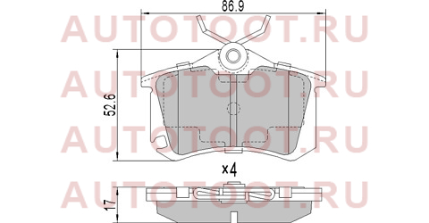 Колодки тормозные зад SKODA OCTAVIA 97-/YETI 09-/AUDI A4 01-08/A6 97-05/VW SCIROCCO 08-/RENAULT FLUE st1j0698451p sat – купить в Омске. Цены, характеристики, фото в интернет-магазине autotoot.ru