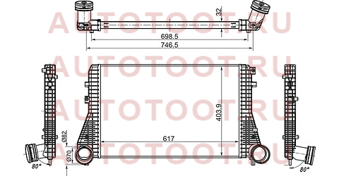 Радиатор интеркулера VW GOLF 03-/PASSAT 05-/SKODA OCTAVIA 04-/YETI 09-/AUDI A3 04-13 st1k0145803 sat – купить в Омске. Цены, характеристики, фото в интернет-магазине autotoot.ru