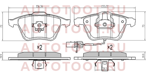 Колодки тормозные перед SKODA SUPERB 11-/VW GOLF 03-08/PASSAT CC 08-/PASSAT 05-10/AUDI A3 04-13 st1k0698151b sat – купить в Омске. Цены, характеристики, фото в интернет-магазине autotoot.ru