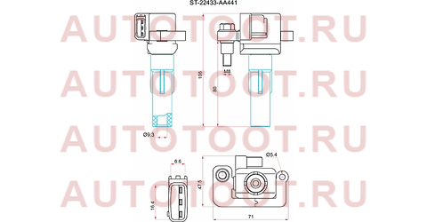 Катушка зажигания SUBARU LEGACY BH/BE/BP/TRIBECA EZ30/EZ36 st22433aa441 sat – купить в Омске. Цены, характеристики, фото в интернет-магазине autotoot.ru