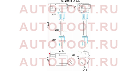 Катушка зажигания FR NISSAN CEFIRO A33 VQ20DE/VQ25DE/VQ30DE 98-03 (3) st-22448-2y005 sat – купить в Омске. Цены, характеристики, фото в интернет-магазине autotoot.ru