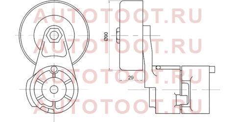 Натяжитель приводного ремня HYUNDAI SANTA FE 2,7 05- st252813e000 sat – купить в Омске. Цены, характеристики, фото в интернет-магазине autotoot.ru