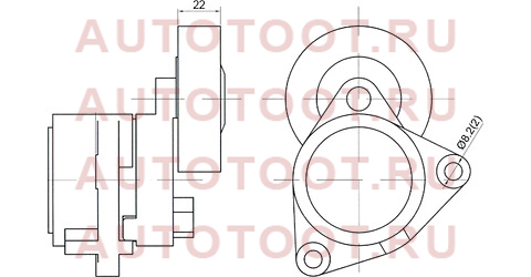 Натяжитель приводного ремня HYUNDAI TERRACAN 2.9D 01-07/KIA BONGO III 06- st252814x000 sat – купить в Омске. Цены, характеристики, фото в интернет-магазине autotoot.ru