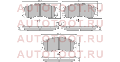 Колодки тормозные перед SUBARU IMPREZA GC 92-00 st26296aa000 sat – купить в Омске. Цены, характеристики, фото в интернет-магазине autotoot.ru