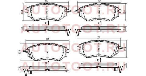 Колодки тормозные перед SUBARU LEGACY BP/BH st26296xa010 sat – купить в Омске. Цены, характеристики, фото в интернет-магазине autotoot.ru