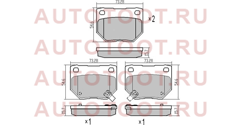 Колодки тормозные зад SUBARU IMPREZA GD/GG 00-07 st26696fa000 sat – купить в Омске. Цены, характеристики, фото в интернет-магазине autotoot.ru