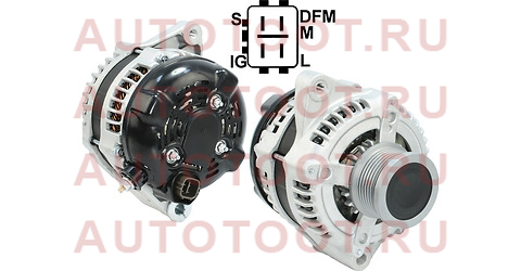 Генератор TOYOTA LAND CRUISER 120/150/DYNA/HIACE 3.0 02- 1KDFTV 12V 100A st2706030060 sat – купить в Омске. Цены, характеристики, фото в интернет-магазине autotoot.ru