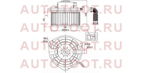 Мотор отопителя салона NISSAN TEANA J31 03-08 st272209w100 sat – купить в Омске. Цены, характеристики, фото в интернет-магазине autotoot.ru