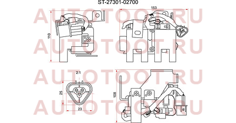 Катушка зажигания HYUNDAI I10/KIA PICANTO 04-11 st2730102700 sat – купить в Омске. Цены, характеристики, фото в интернет-магазине autotoot.ru