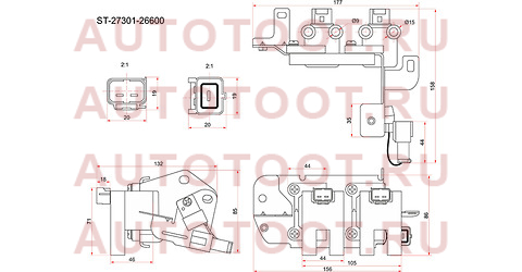 Катушка зажигания HYUNDAI ACCENT 05-10/ELANTRA 00-06/KIA CERATO 04-09 G4ED st2730126600 sat – купить в Омске. Цены, характеристики, фото в интернет-магазине autotoot.ru