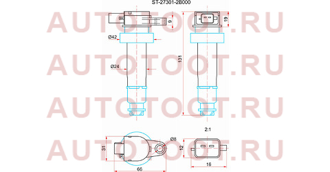 Катушка зажигания HYUNDAI ELANTRA CF 06-/KIA CERATO LD 06- st273012b000 sat – купить в Омске. Цены, характеристики, фото в интернет-магазине autotoot.ru