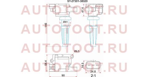 Катушка зажигания HYUNDAI SONATA 01-/SANTA FE 00-/KIA SORENTO FY 02- st2730138020 sat – купить в Омске. Цены, характеристики, фото в интернет-магазине autotoot.ru