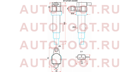 Катушка зажигания HYUNDAI EQUUS 09-/IX55 11-/GENESIS 08-13/KIA SORENTO 09-/OPIRUS/G6D#/G4KE st273013c000 sat – купить в Омске. Цены, характеристики, фото в интернет-магазине autotoot.ru