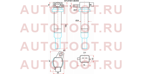 Катушка зажигания HYUNDAI SANTA FE 05-/KIA CARNIVAL 05-/OPTIMA 05- st273013e400 sat – купить в Омске. Цены, характеристики, фото в интернет-магазине autotoot.ru