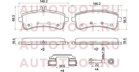 Колодки тормозные зад MERCEDES GTS 14-/S-CLASS W222 13- st280011 sat – купить в Омске. Цены, характеристики, фото в интернет-магазине autotoot.ru