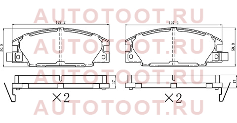 Колодки тормозные перед OPEL FRONTERA 92-98/CAMPO 91-01/ISUZU TROOPER 84-91 st280027 sat – купить в Омске. Цены, характеристики, фото в интернет-магазине autotoot.ru