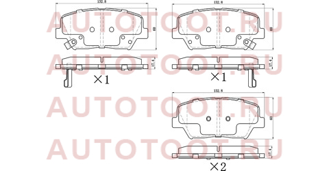 Колодки тормозные перед HYUNDAI SANTA FE 12-/CRETA 16-/KIA SORENTO 13-15/CARENS 13- st280045 sat – купить в Омске. Цены, характеристики, фото в интернет-магазине autotoot.ru