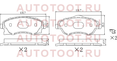 Колодки тормозные перед OPEL CORSA C 00-06/MERIVA A 03-10 st280080 sat – купить в Омске. Цены, характеристики, фото в интернет-магазине autotoot.ru