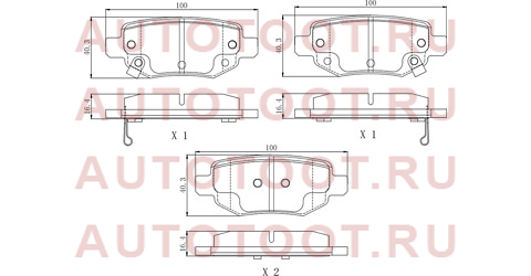 Колодки тормозные зад CHERY TIGGO T11 05-14/LIFAN X60 11- st280081 sat – купить в Омске. Цены, характеристики, фото в интернет-магазине autotoot.ru