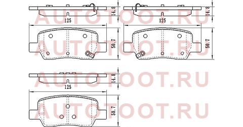 Колодки тормозные зад HYUNDAI SANTA FE/KIA SORENTO 20- st280141 sat – купить в Омске. Цены, характеристики, фото в интернет-магазине autotoot.ru
