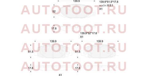 Колодки тормозные перед MITSUBISHI CANTER FA/FB/FE 85-06 st280148 sat – купить в Омске. Цены, характеристики, фото в интернет-магазине autotoot.ru