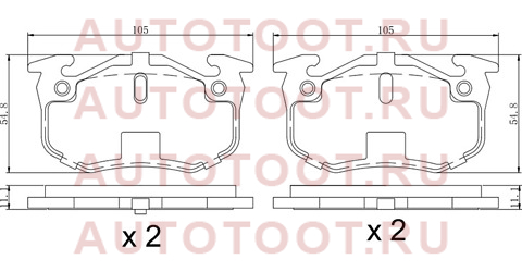 Колодки тормозные зад PEUGEOT 206 06-/RENAULT MEGANE 96-03 st280162 Sat – купить в Омске. Цены, характеристики, фото в интернет-магазине autotoot.ru