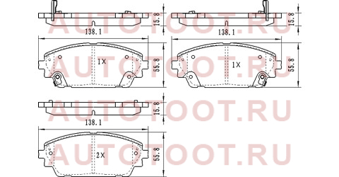 Колодки тормозные перед MAZDA 3 2018- st280168 sat – купить в Омске. Цены, характеристики, фото в интернет-магазине autotoot.ru