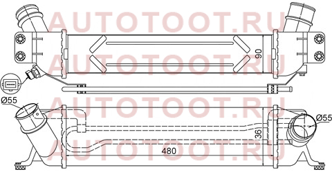 Радиатор интеркулера HYUNDAI H-1/STAREX 07- st281904a700 sat – купить в Омске. Цены, характеристики, фото в интернет-магазине autotoot.ru