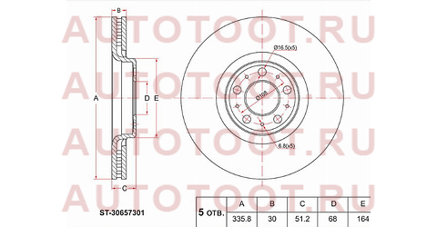 Диск тормозной перед VOLVO XC90 02-14 R17 st30657301 sat – купить в Омске. Цены, характеристики, фото в интернет-магазине autotoot.ru