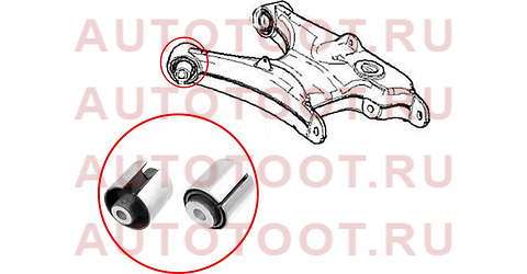 Сайлентблок заднего нижнего рычага BMW X5 E53 99-06/BMW5 E6# 01-10/BMW6 E6# 02-10 st33326770743b sat – купить в Омске. Цены, характеристики, фото в интернет-магазине autotoot.ru