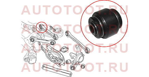 Сайлентблок задней поперечной тяги BMW1 03-12/BMW3 04-13/X1 08-15 st33326777980b2 sat – купить в Омске. Цены, характеристики, фото в интернет-магазине autotoot.ru