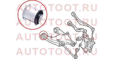 Сайлентблок заднего нижнего рычага BMW 5 F1# 09-/BMW6 F06 11-/F1# 11-/BMW7 F0# 09-15 st33326784352b sat – купить в Омске. Цены, характеристики, фото в интернет-магазине autotoot.ru