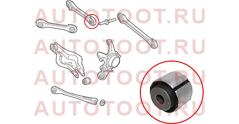 Сайлентблок задней верхней поперечной тяги BMW 1 F2# 10-/BMW2 F22 12-/BMW3 F3# 11-/BMW4 F3# 12- st33326792544b sat – купить в Омске. Цены, характеристики, фото в интернет-магазине autotoot.ru