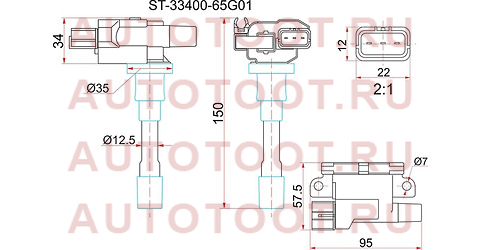 Катушка зажигания SUZUKI GRAND VITARA/ESCUDO 06-AERIO/SWIFT III 04-/SX4 06- M13A/M15A/M16A/M18A st-33400-65g01 sat – купить в Омске. Цены, характеристики, фото в интернет-магазине autotoot.ru