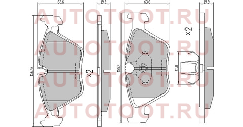 Колодки тормозные перед BMW X3 E83/3 E46 st34116779652 sat – купить в Омске. Цены, характеристики, фото в интернет-магазине autotoot.ru