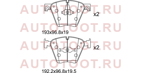 Колодки тормозные перед BMW X5 E71/X6 F16 st34116783554 sat – купить в Омске. Цены, характеристики, фото в интернет-магазине autotoot.ru