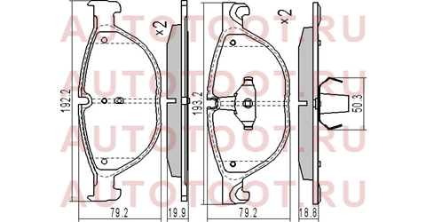 Колодки тормозные перед BMW 5 F07/F10/F11/6 F06/F12/F13/7 F01/F02 st34116851269 sat – купить в Омске. Цены, характеристики, фото в интернет-магазине autotoot.ru