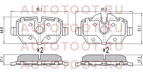 Колодки тормозные зад BMW 1 E81/E87/F20 03- 3 E90/E92 05- st34216767145 sat – купить в Омске. Цены, характеристики, фото в интернет-магазине autotoot.ru