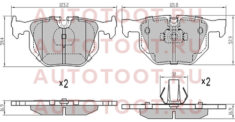 Колодки тормозные зад BMW X5 E70/X5 F15/X6 E71 st34216776937 sat – купить в Омске. Цены, характеристики, фото в интернет-магазине autotoot.ru