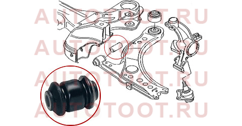 Сайлентблок FR рычага передний Volkswagen Golf 97-03/Audi A3 2000-2003/Skoda Octavia/Fabia 1997-201 st357407182 sat – купить в Омске. Цены, характеристики, фото в интернет-магазине autotoot.ru