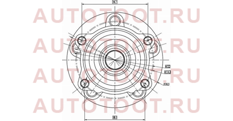 Ступичный узел задн. CITROEN C-CROSSER/MMC OUTLANDER/PEUGEOT 4007 4WD 07- st3785a019 sat – купить в Омске. Цены, характеристики, фото в интернет-магазине autotoot.ru