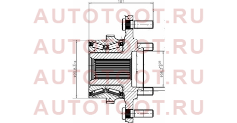 Ступичный узел перед MMC PAJERO IV/MONTERO V87W/V97W 2006- (в сборе) st3880a015 sat – купить в Омске. Цены, характеристики, фото в интернет-магазине autotoot.ru